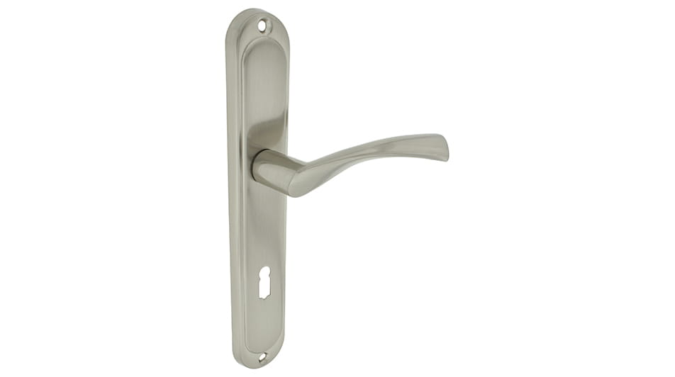 KLAMKA -  DAJANA NIKIEL SATYNA ( KLUCZ )