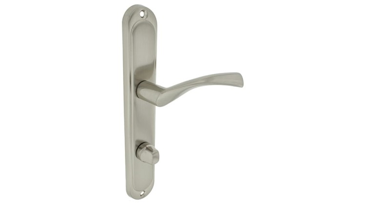 KLAMKA -  DAJANA NIKIEL SATYNA ( WC )