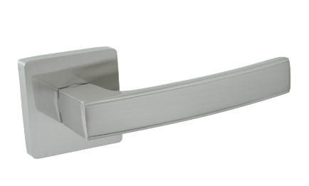 Klamka MONTANA rozeta kwadratowa nikiel satyna