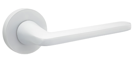 Klamka VENA rozeta okrągła biała