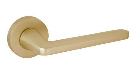 Klamka VENA rozeta okrągła satyna mosiądz