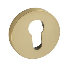 Szyld C na wkład satyna mosiądz BLITZ